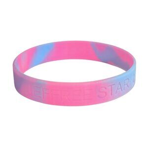 Jeffree Star Pink and Blue Silicone Bracelet